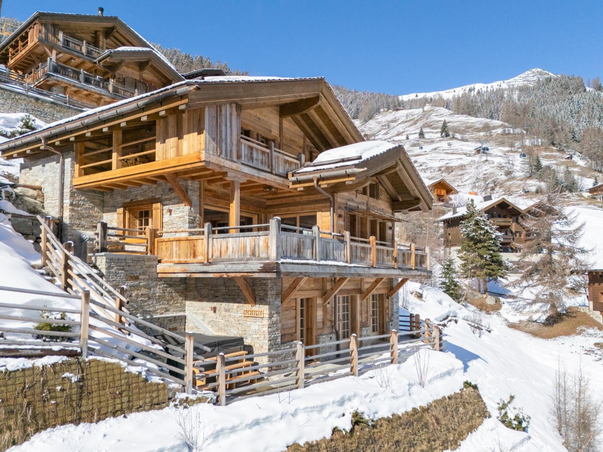 Chalet La Luge Villa Grimentz Eksteriør bilde